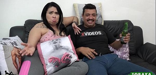  Era para ser um teste do sofá e acabou em putaria - El Toro De Oro - Paty Bumbum - Paola Gurgel